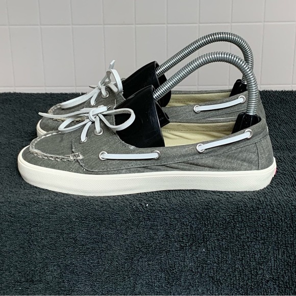 WOMENS ROCK & CANDY GRAY SHERINE BOAT SHOES SIZE 6 NICE - Picture 3 of 9